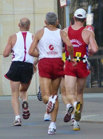 elderly runners