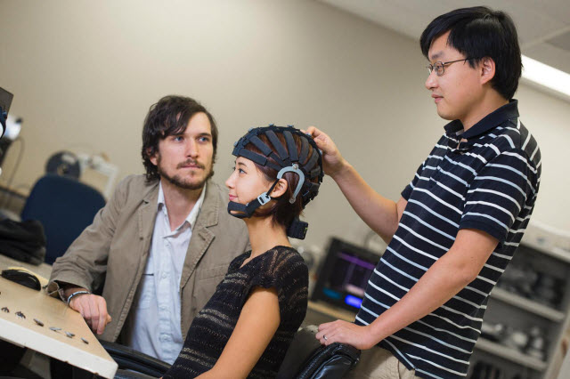 Tim Mullen, left, and Mike Yu Chi are the lead researchers on the study