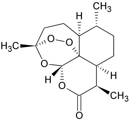 chemical structure of artemisinin