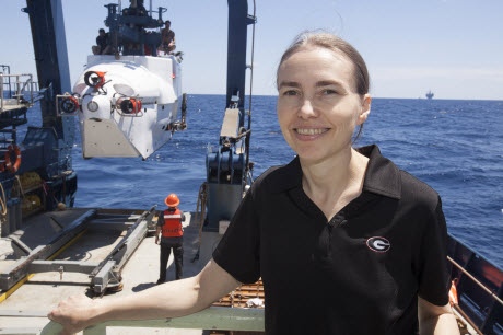 Samantha Joye, a professor of marine sciences in the Franklin College of Arts and Sciences