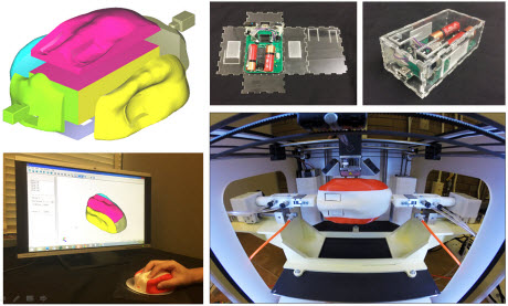 A new system allows a 3-D printer to produce functioning products with enclosed electronic and motorized components and customized devices 