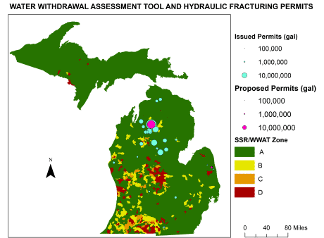 water withdrawal and fracking permits