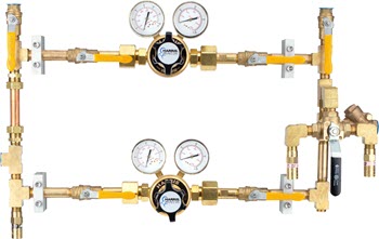 The Harris Model 1030 final line manifold system