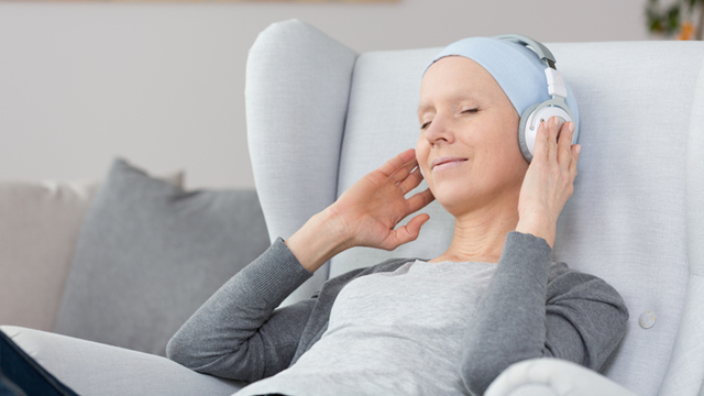 patient listening to music