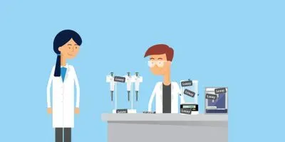 Lenny in Linda the Lab Manager's Laboratory