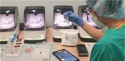 SAMBA II machines for rapid diagnostic testing for COVID-19 infection