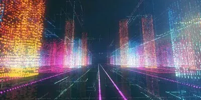 abstract representation of quantum technologies
