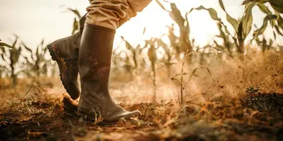 field of corn with a sinister look about it