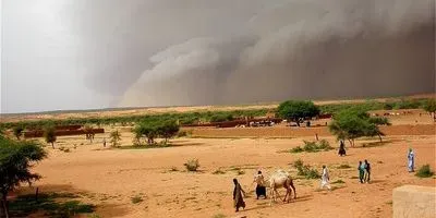 Dust storm in the Sahel