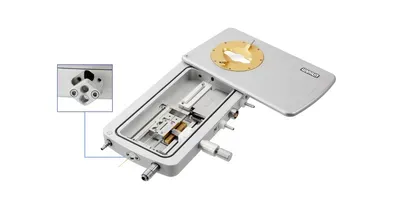 Diamond-shaped capillary holder insert adds flexibility to Linkam CAP500 stage