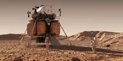 astronauts on Mars
