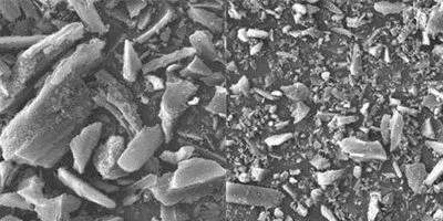 powder activated carbon SEM image