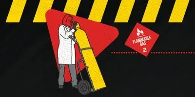 Gas Handling Safety Infographic