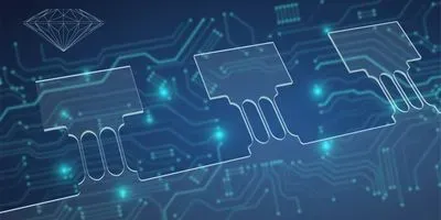 Stretching of diamonds in microelectronics