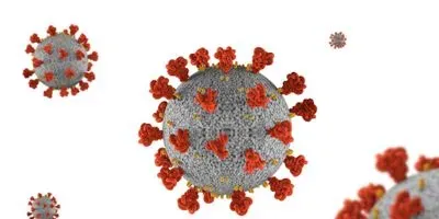 SARS-CoV-2 virus illustration