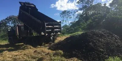 Coffee pulp delivery
