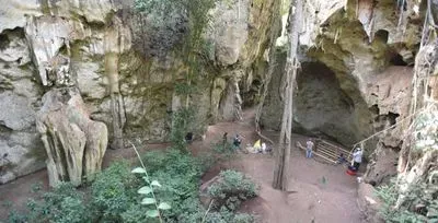 Karst system located 50 kilometers north of Mombasa in Kenya 
