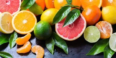 a variety of citrus fruits