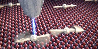 Artistic image of the quantum experiment