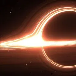 Image of a black hole