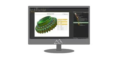 Digital Surf Mountains® 9 interface with calculation of freeform surface (shell) parameters