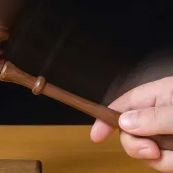 Gavel being used