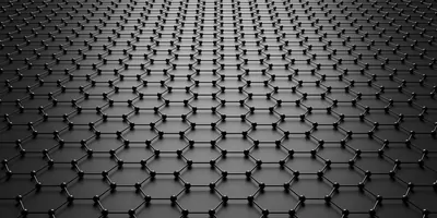 Computer image of a graphene sheet