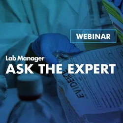 A forensic scientist in blue gloves and white laboratory coat holding two envelopes that contain evidence