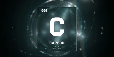 Image of the symbol for carbon
