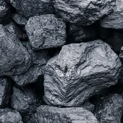 A pile of coal