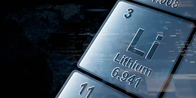 Image of lithium on the periodic table