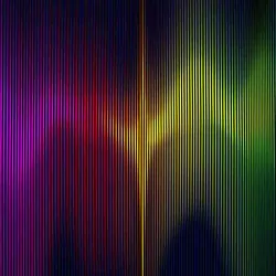 Artistiic imaage of the visible light spectrum on a black background