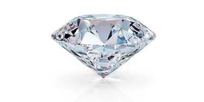 A diamond on a white background