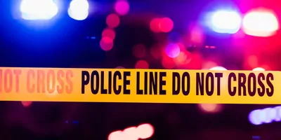 A Police line tape