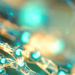 Computer image of atom thin sheet of polymers