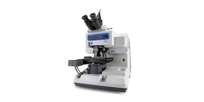 FTIR microscope on a white background
