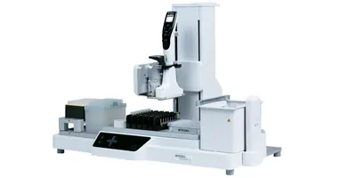 The D-ONE pipetting module on a white background