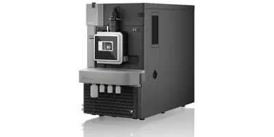 The Xevo TQ mass spectrometer on a white background