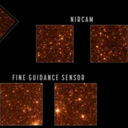 Engineering images of sharply focused stars in the field of view of each instrument demonstrate that the telescope is fully aligned and in focus