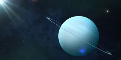 View of the planet uranus