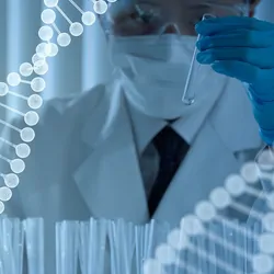 Gene therapy concept. Medical technology. Medtech.