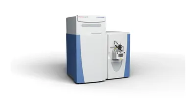 Thermo Scientific Q Exactive UHMR Hybrid Quadrupole-Orbitrap mass spectrometer on a white background