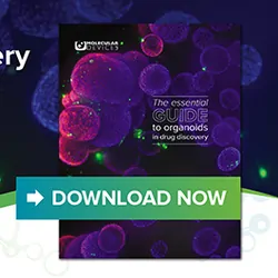 microscopic organoids overlayed with the essential guide to drug discovery ebook