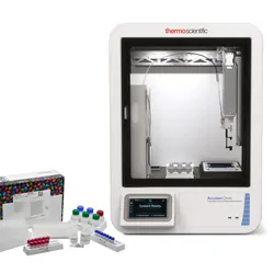 The Thermo Scientific AccelerOme Automated Sample Preparation Platform on a white background