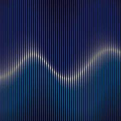 Vector image of sound waves
