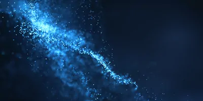 Light blue nanoparticles