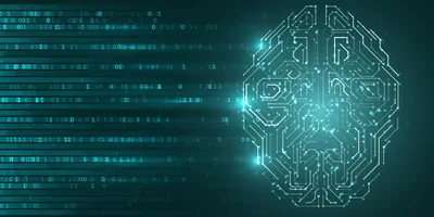 Artificial intelligence and machine learning concept