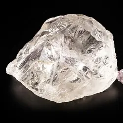 petalite and lepidolite on a black background