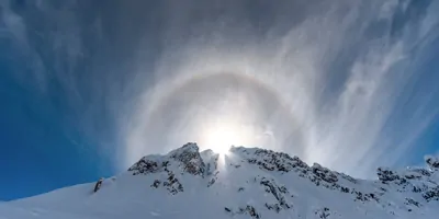 Canadian Rocky Mountains in winter
