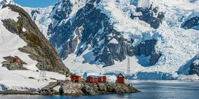 Photo of Brown Station in Antarctica